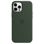 Чехол Apple Silicone Case with MagSafe for iPhone 12 Pro Max Cyprus Green