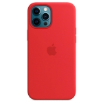 Чехол Apple Silicone Case with MagSafe for iPhone 12 Pro Max(PRODUCT)RED
