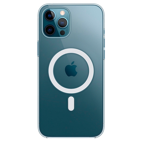 Чохол Apple Clear Case with MagSafe for iPhone 12 Pro Max - ціна, характеристики, відгуки, розстрочка, фото 1
