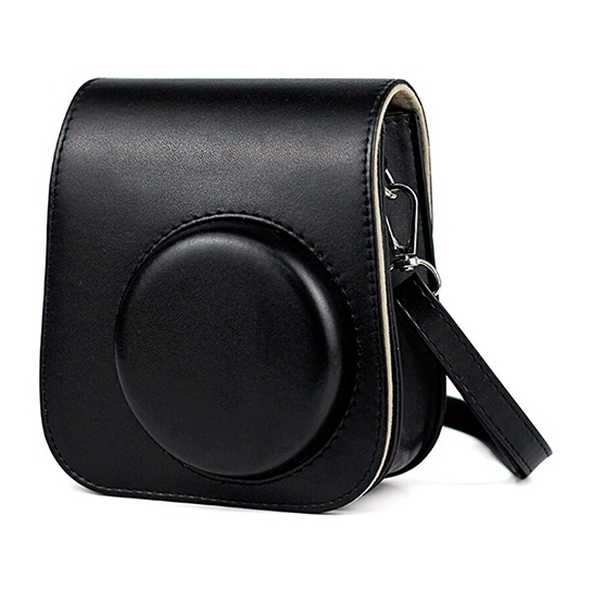 Чехол Retro Leather Case for FUJIFILM Instax Mini 11 Black - цена, характеристики, отзывы, рассрочка, фото 1