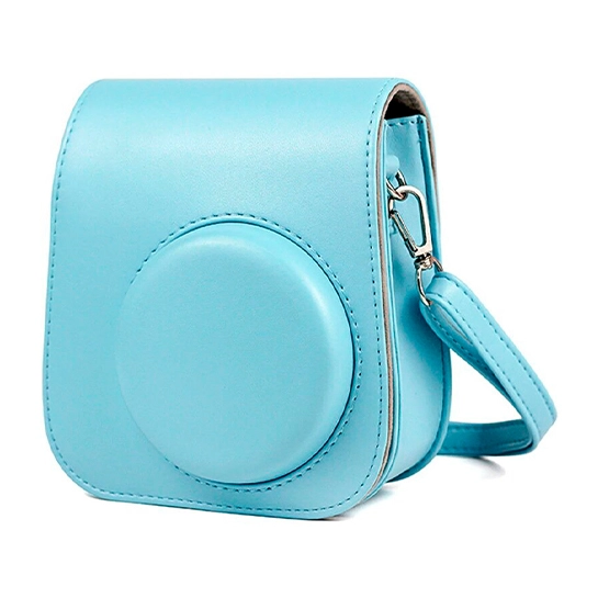 Чехол Retro Leather Case for FUJIFILM Instax Mini 11 Blue
