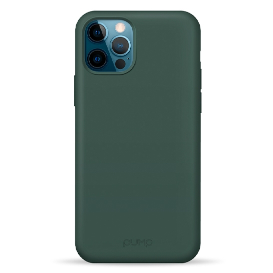 Чохол Pump Silicone Case for iPhone 12/12 Pro Pine Green # - ціна, характеристики, відгуки, розстрочка, фото 1