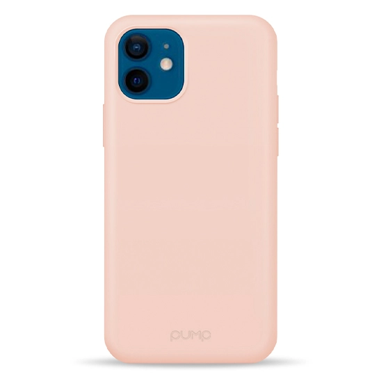 Чохол Pump Silicone Case for iPhone 12/12 Pro Pink Sand #