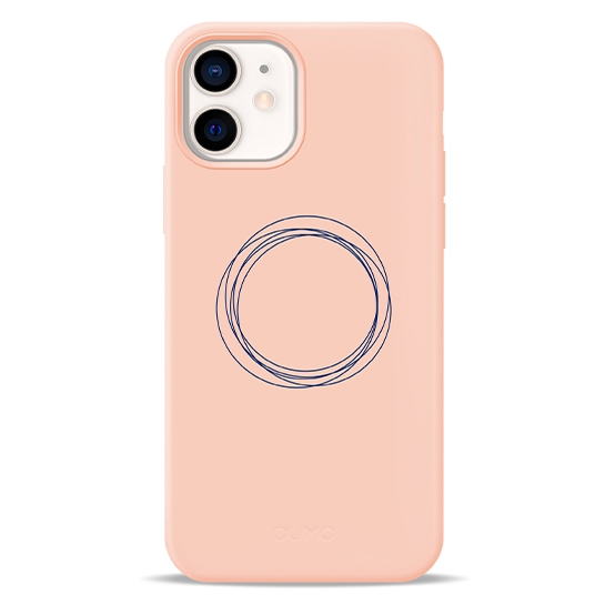 Чехол Pump Silicone Minimalistic Case for iPhone 12/12 Pro Circles on Light # - цена, характеристики, отзывы, рассрочка, фото 2