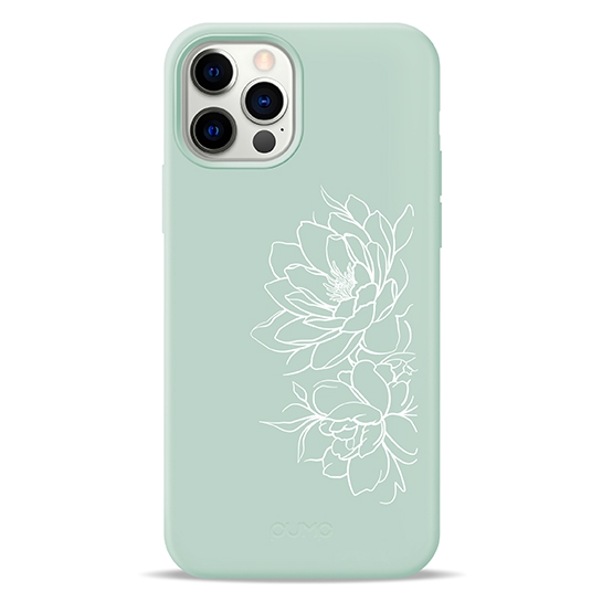 Чохол Pump Silicone Minimalistic Case for iPhone 12/12 Pro Floral # - ціна, характеристики, відгуки, розстрочка, фото 1