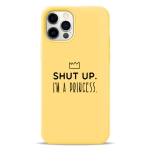 Чехол Pump Silicone Minimalistic Case for iPhone 12/12 Pro I'm a Princess #