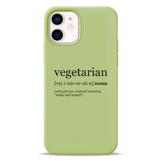 Чехол Pump Silicone Minimalistic Case for iPhone 12/12 Pro Vegetarian Wiki # - цена, характеристики, отзывы, рассрочка, фото 2