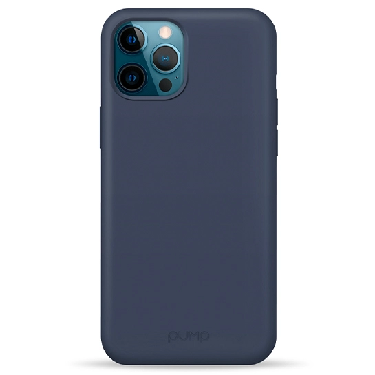 Чохол Pump Silicone Case for iPhone 12 Pro Max Midnight Blue #