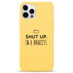 Чохол Pump Silicone Minimalistic Case for iPhone 12 Pro Max I'm a Princess #