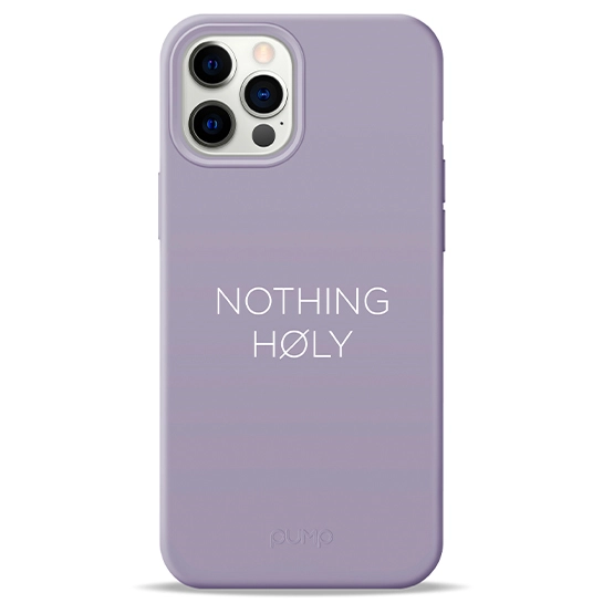 Чехол Pump Silicone Minimalistic Case for iPhone 12 Pro Max Nothing Holy #