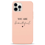 Чохол Pump Silicone Minimalistic Case for iPhone 12 Pro Max You Are Beautifull #