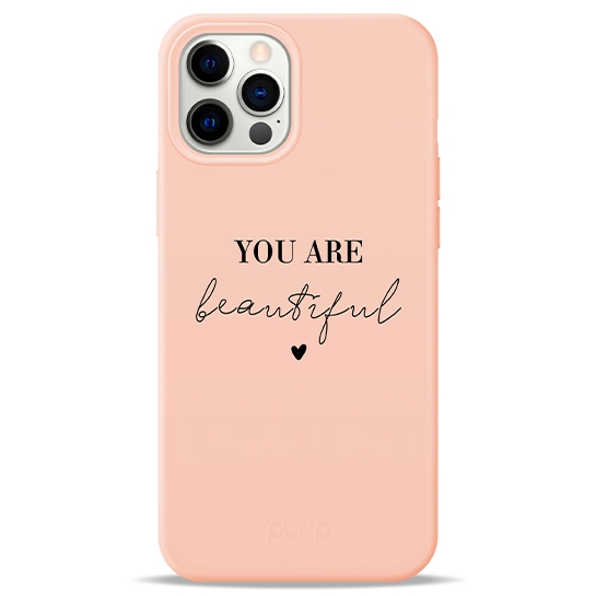 Чохол Pump Silicone Minimalistic Case for iPhone 12 Pro Max You Are Beautifull # - ціна, характеристики, відгуки, розстрочка, фото 1
