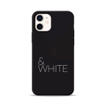 Чохол Pump Silicone Minimalistic Case for iPhone 12 mini Black&White #