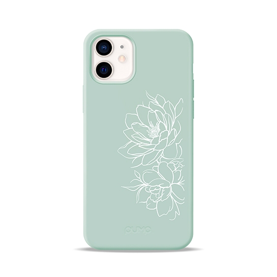 Чехол Pump Silicone Minimalistic Case for iPhone 12 mini Floral # - цена, характеристики, отзывы, рассрочка, фото 1