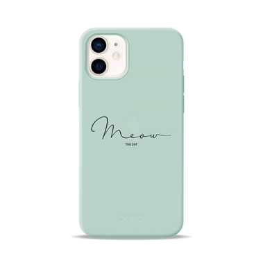 Чохол Pump Silicone Minimalistic Case for iPhone 12 mini Meow Light Blue # - цена, характеристики, отзывы, рассрочка, фото 1