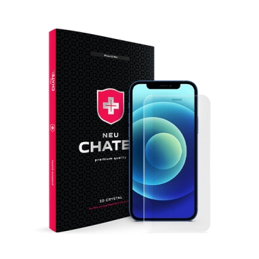 Стекло +NEU Chatel Full Cover Crystal with Mesh for iPhone 12 mini Front Clear - цена, характеристики, отзывы, рассрочка, фото 1
