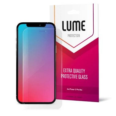 Скло LUME Protection 2.5D Ultra thin Fully for iPhone 12 Pro Max Front Clear - цена, характеристики, отзывы, рассрочка, фото 1