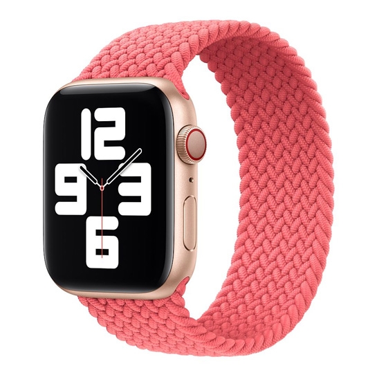 Ремешок Apple Watch Braided Solo Loop 42mm/44mm Pink Punch - Size 7 - цена, характеристики, отзывы, рассрочка, фото 2