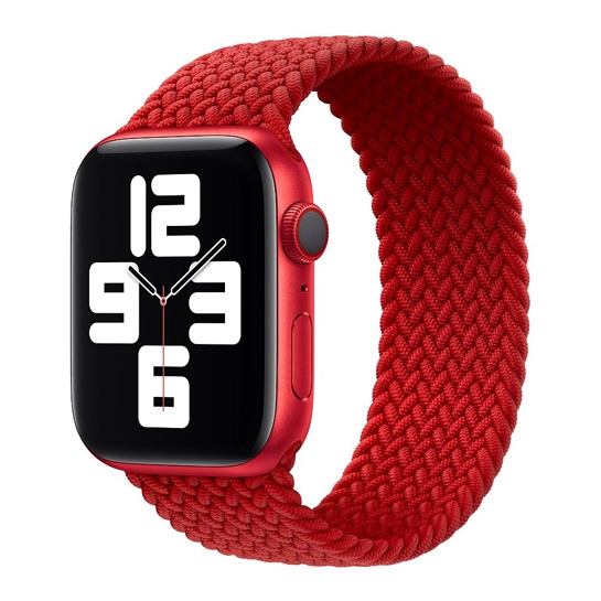 Ремешок Apple Watch Braided Solo Loop 42mm/44mm Product Red - Size 7 - цена, характеристики, отзывы, рассрочка, фото 2