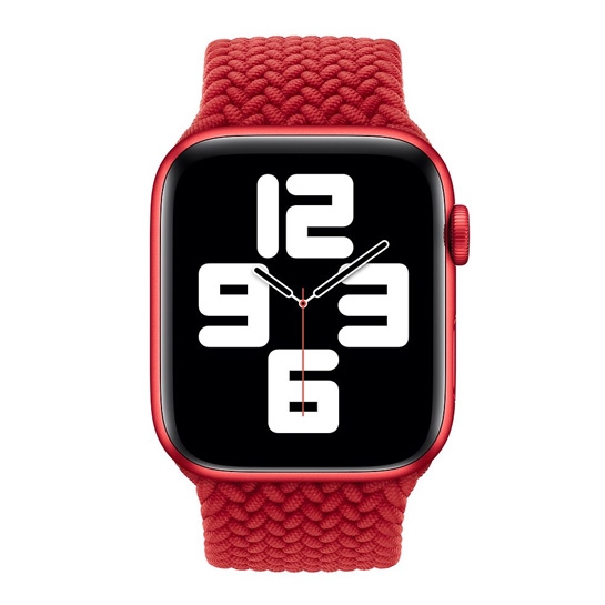 Ремешок Apple Watch Braided Solo Loop 42mm/44mm Product Red - Size 7 - цена, характеристики, отзывы, рассрочка, фото 3