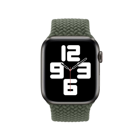 Ремінець Apple Watch Braided Solo Loop 38mm/40mm Inverness Green - Size 7 - ціна, характеристики, відгуки, розстрочка, фото 3