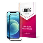 Стекло LUME Protection 2.5D Silk Narrow Border for iPhone 12/12 Pro Front Black