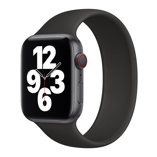 Ремінець Apple Watch Solo Loop 42mm/44mm Black - Size 6 - ціна, характеристики, відгуки, розстрочка, фото 2