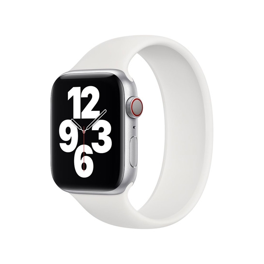 Ремінець Apple Watch Solo Loop 38mm/40mm White - Size 4 - ціна, характеристики, відгуки, розстрочка, фото 2