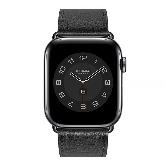 Смарт-годинник Apple Watch Hermes Series 6 + LTE 44mm Sp.Black Stainless Steel Case with Noir Single Tour - ціна, характеристики, відгуки, розстрочка, фото 2