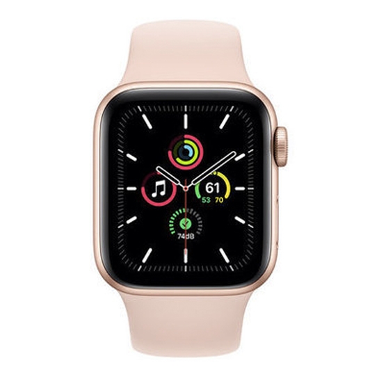 Смарт-часы Apple Watch SE + LTE 44mm Gold Aluminum Case with Pink Sand Sport Band - цена, характеристики, отзывы, рассрочка, фото 2