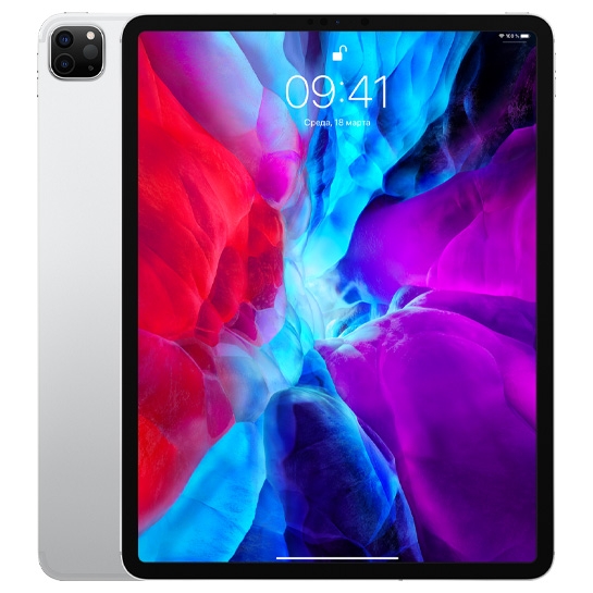 Б/У Планшет Apple iPad Pro 12.9" 128Gb Wi-Fi + 4G Silver 2020 (Идеальное) - цена, характеристики, отзывы, рассрочка, фото 1