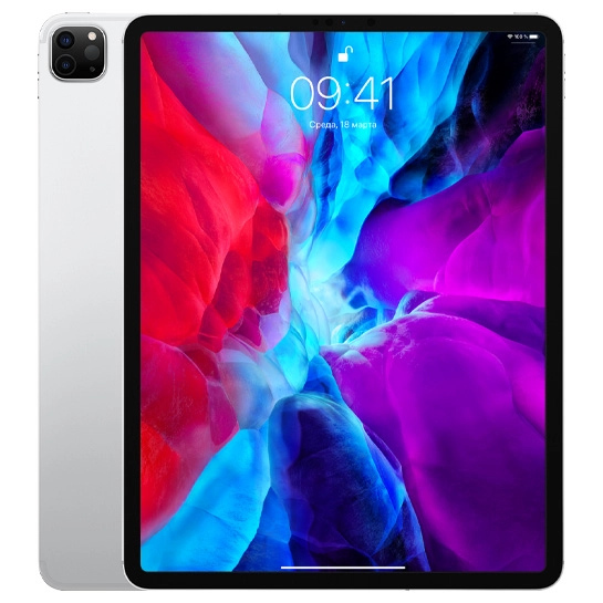 Б/У Планшет Apple iPad Pro 12.9" 128Gb Wi-Fi + 4G Silver 2020 (Отличное)