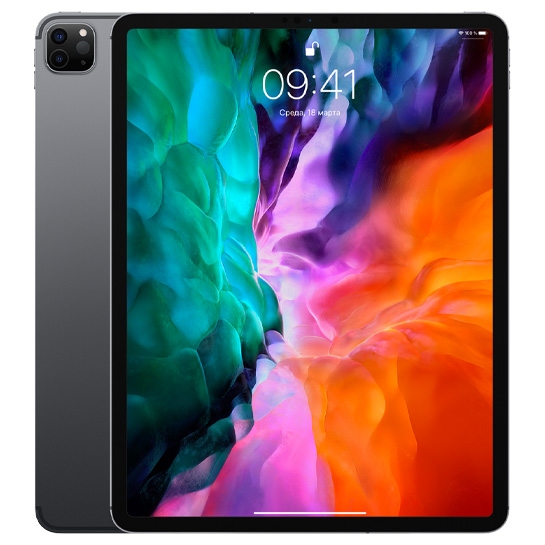 Б/У Планшет Apple iPad Pro 12.9" 128Gb Wi-Fi + 4G Space Gray 2020 (Ідеальний) - ціна, характеристики, відгуки, розстрочка, фото 1