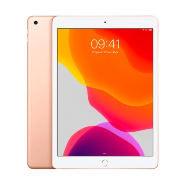 Б/У Планшет Apple iPad 10.2 128Gb Wi-Fi + 4G Gold (2019) (Отличное) - цена, характеристики, отзывы, рассрочка, фото 1