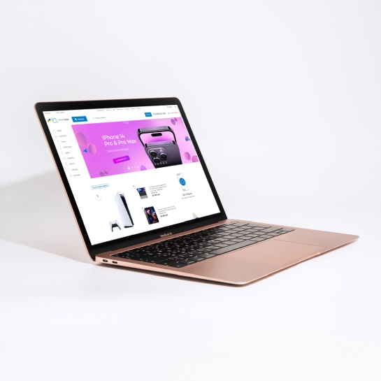 Б/У Ноутбук Apple MacBook Air 13" 128GB Retina Gold, 2019 (Идеальное) - цена, характеристики, отзывы, рассрочка, фото 2