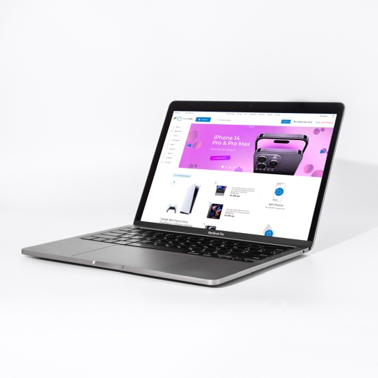 Б/У Ноутбук Apple MacBook Pro 13" 256GB Retina Space Gray with Touch Bar 2020 (Ідеальний) - ціна, характеристики, відгуки, розстрочка, фото 1