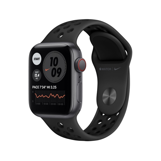 Смарт-часы Apple Watch SE Nike+LTE 40mm Space Gray Aluminum Case w. Anthracite/Black Nike Sport Band