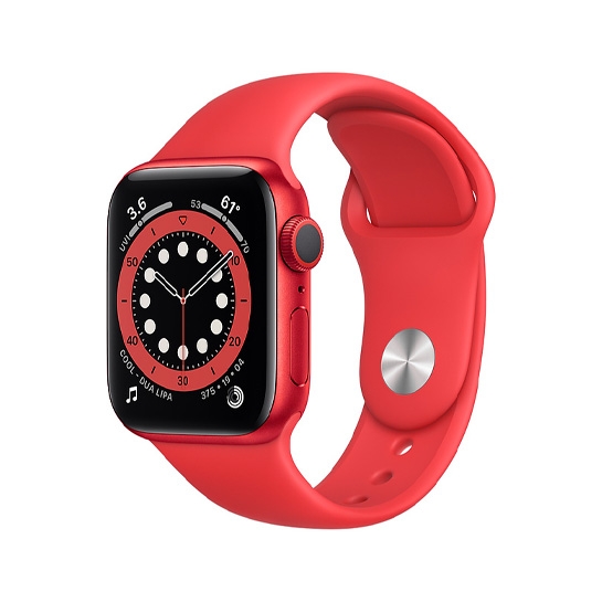 Б/У Смарт-часы Apple Watch Series 6 40mm (PRODUCT)RED Aluminum Case with Red Sport Band (Отличное) - цена, характеристики, отзывы, рассрочка, фото 1