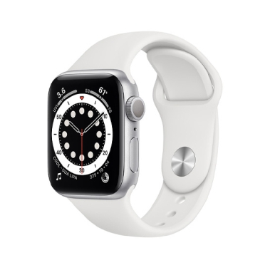 Б/У Смарт-часы Apple Watch Series 6 40mm Silver Aluminum Case with White Sport Band (4)