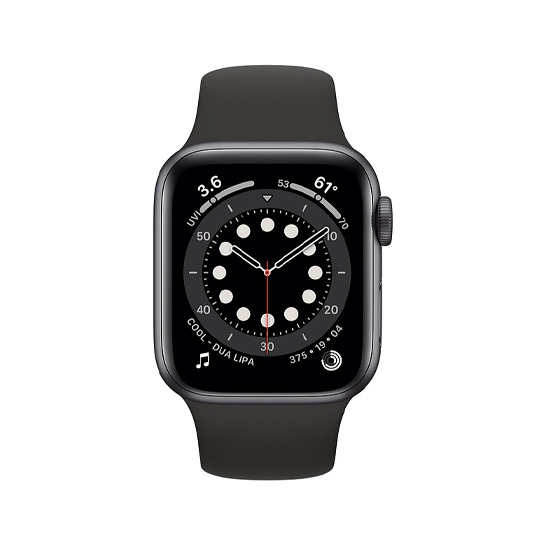 Б/У Смарт-часы Apple Watch Series 6 40mm Space Gray Aluminum Case with Black Sport Band (Отличное) - цена, характеристики, отзывы, рассрочка, фото 2
