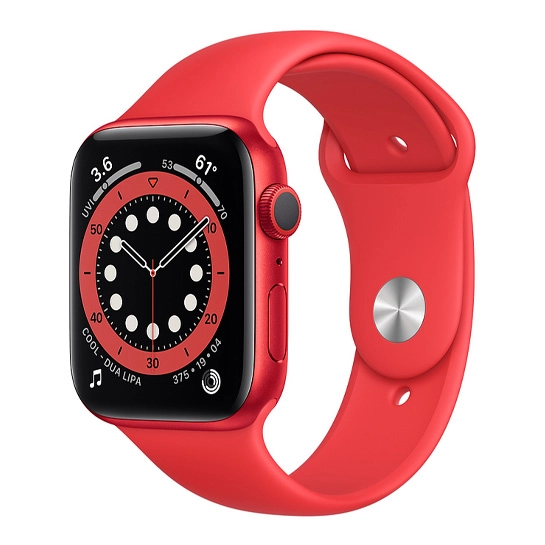 Б/У Смарт-годинник Apple Watch Series 6 44mm (PRODUCT)RED Aluminum Case with Red Sport Band (Відмінний)