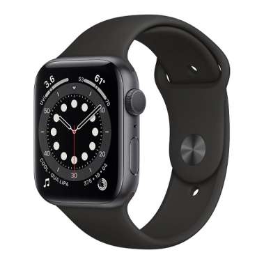 Б/У Смарт-годинник Apple Watch Series 6 44mm Space Gray Aluminum Case with Black Sport Band (Відмінний)