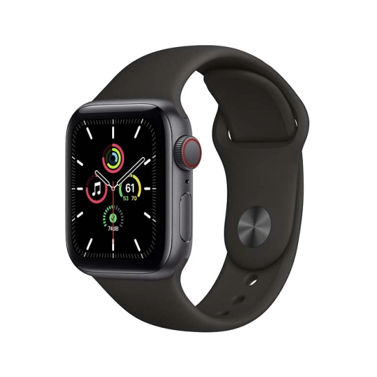 Б/У Смарт-часы Apple Watch SE + LTE 40mm Space Gray Aluminum Case with Black Sport Band (Отличное)
