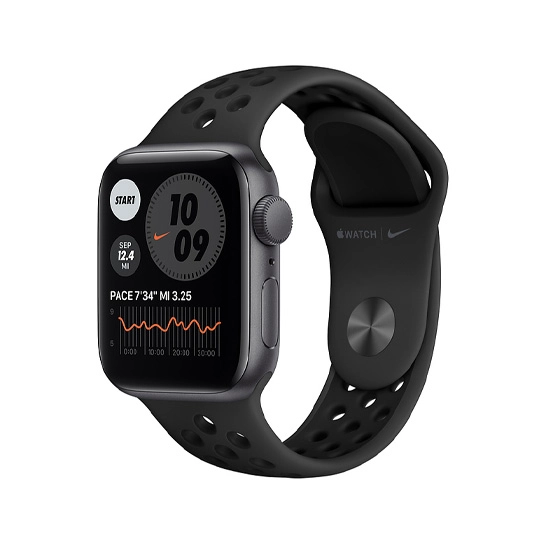 Б/У Смарт-годинник Apple Watch SE Nike+ 40mm Space Gray Aluminum Case with Anthracite/Black Sport Band (Відмінний)