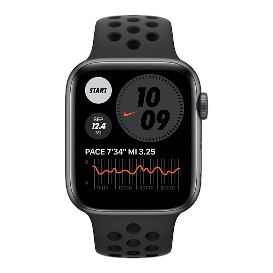 Б/У Смарт-годинник Apple Watch SE Nike+ 44mm Space Gray Aluminum Case with Anthracite/Black Sport Band (Відмінний) - ціна, характеристики, відгуки, розстрочка, фото 2