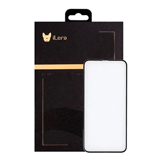 Скло iLera Deluxe Glass Full for iPhone 12/12 Pro Front Black