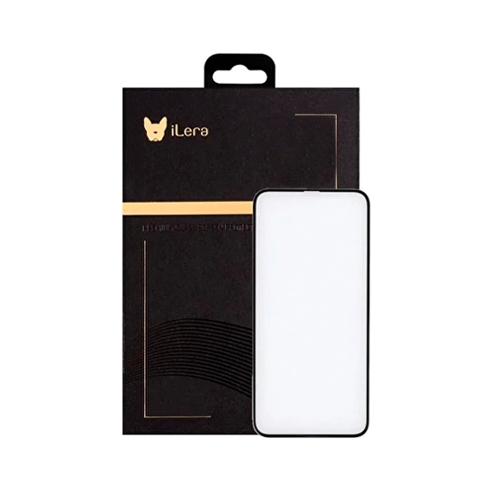 Скло iLera Deluxe Glass Full for iPhone 12 Mini Front Black