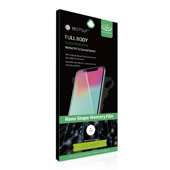 Пленка Best Suit 360 Nano Shape-Memory with Applicator for iPhone 12/12 Pro Front/Back Clear - цена, характеристики, отзывы, рассрочка, фото 1