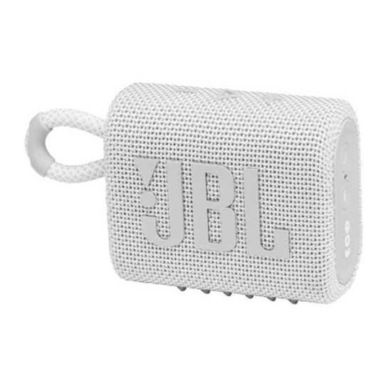 Портативна акустика JBL GO 3 White - ціна, характеристики, відгуки, розстрочка, фото 1