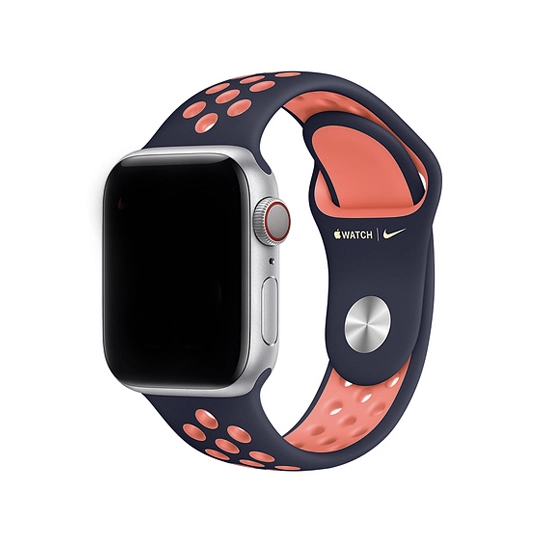 Ремешок Apple Nike Sport Band for Apple Watch 38mm/40mm Blue Black/Bright Mango